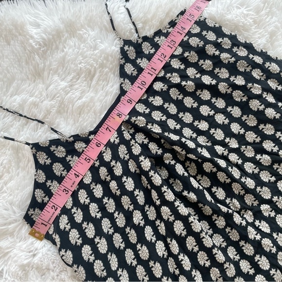 Madewell | Silk Trapeze Cami Dress in Bloomstamp - Picture 7 of 10